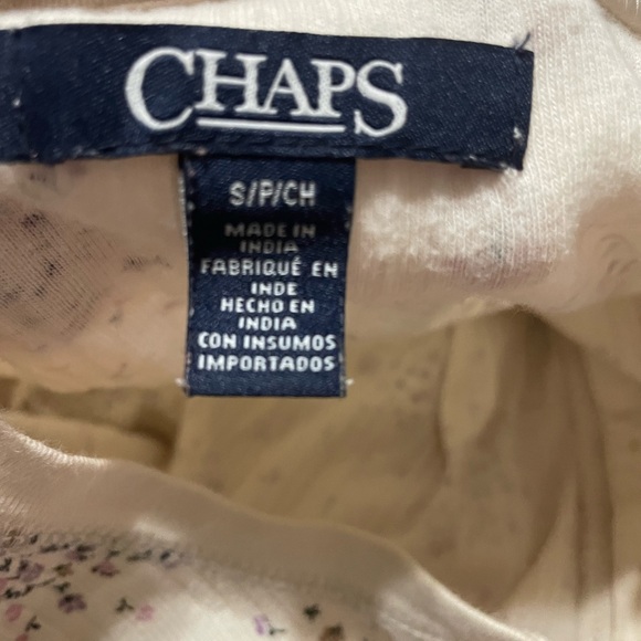 Floral Minimalist Chaps Top | Size S - Picture 3 of 4